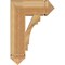 Ekena Millwork Merced Arts & Crafts Rough Sawn Bracket, Western Red Cedar, 6"W x 18"D x 26"H BKT06X18X26MRC03RWR - alternate 4